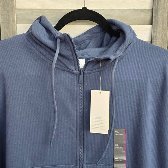 Women's Ribbed Fleece Cropped Hooded Sweatshirt | All in Motion | XXL - Picture 4 of 15